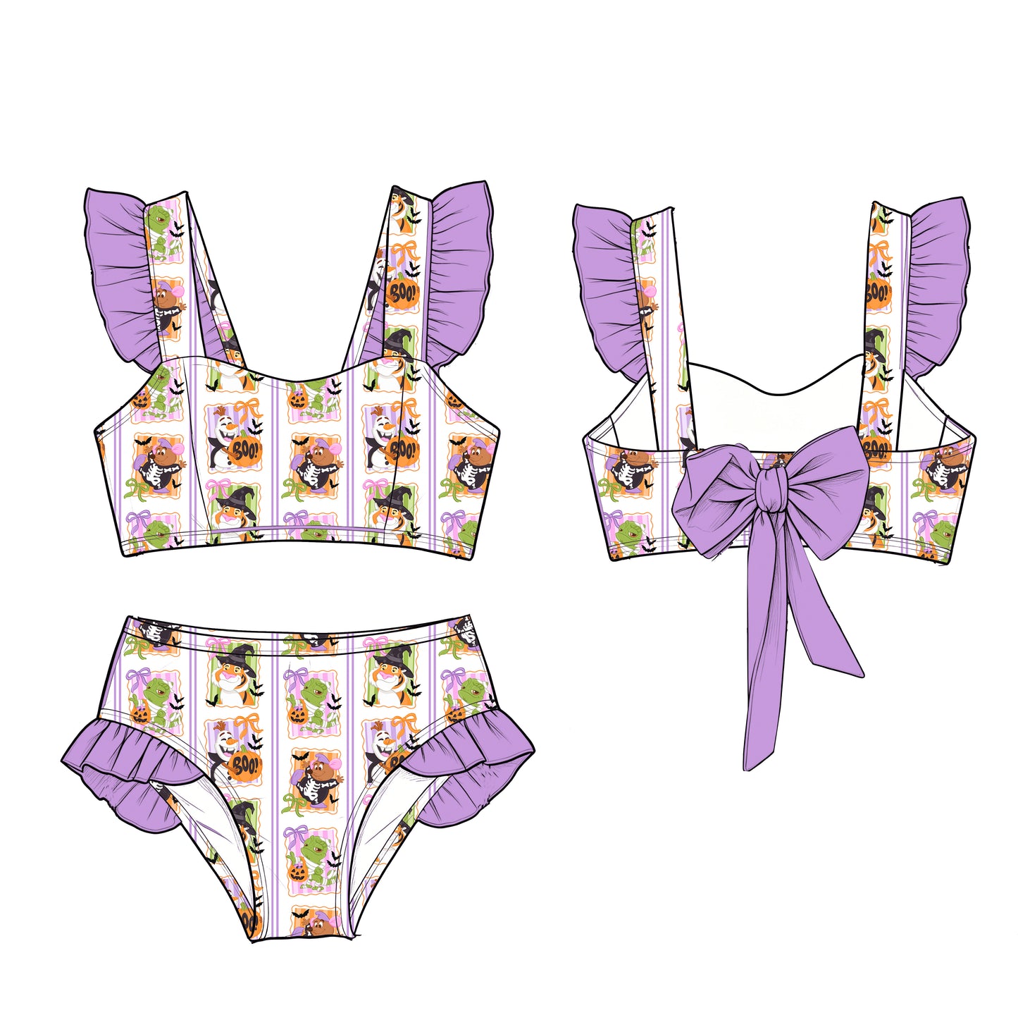 Spooky Sidekicks 2pc Swimmie (P/O)
