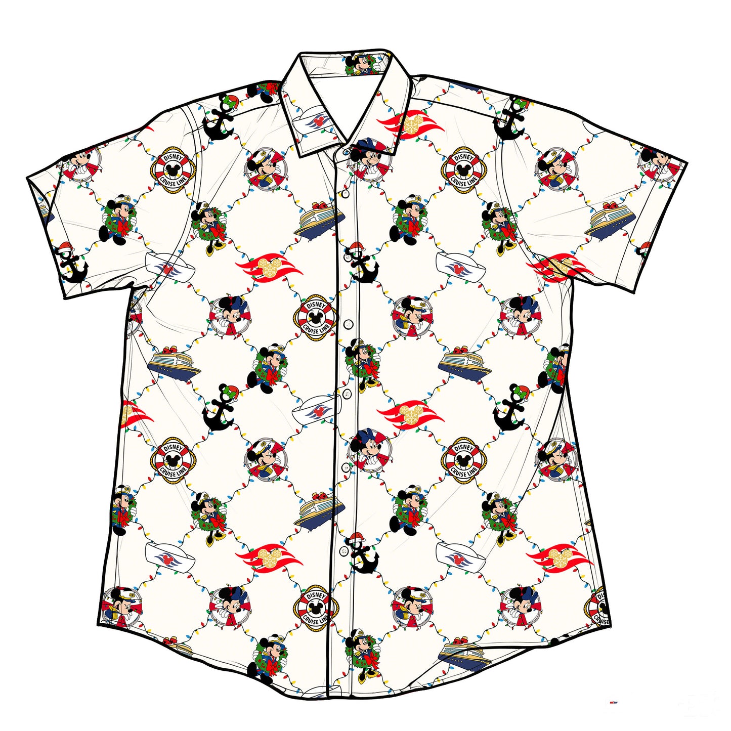 Deck the Hulls Performance Button Down Shirt (P/O)