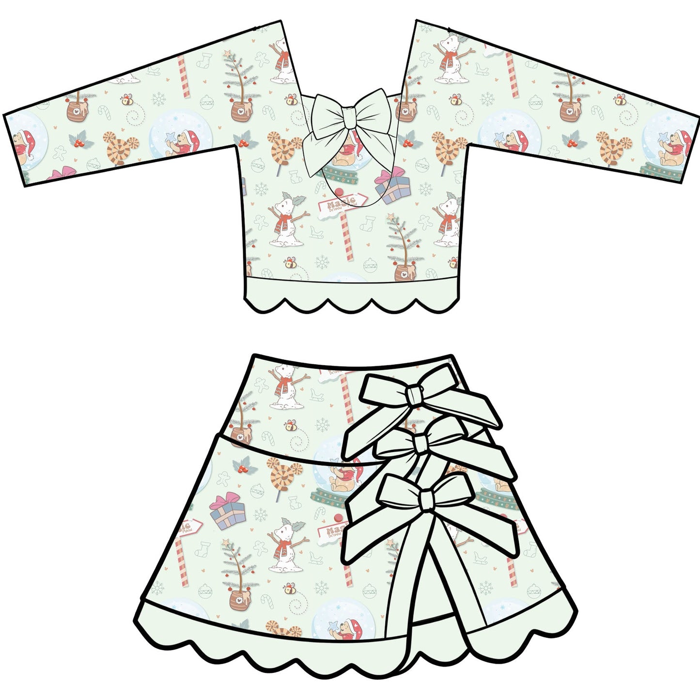 Honey & Holly LS Tutu Set (P/O)