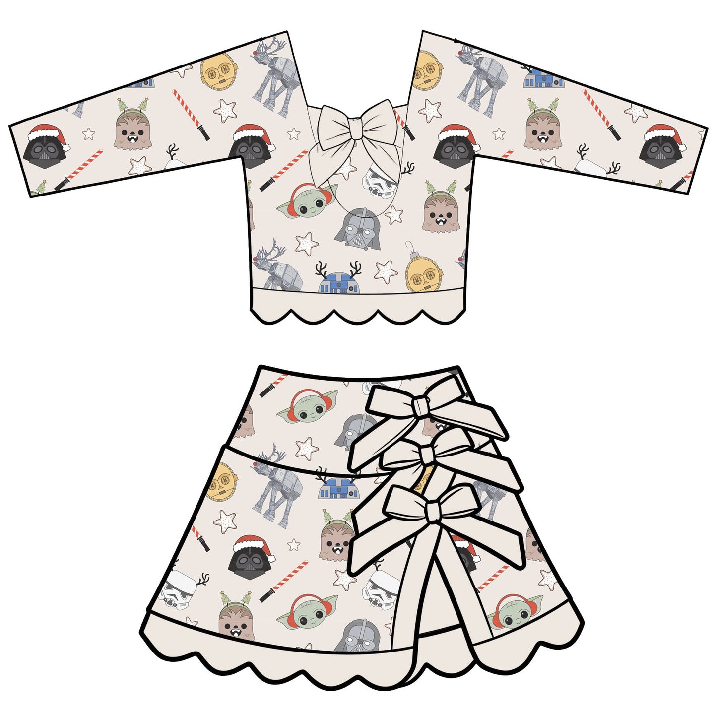 Jolly Jedi LS Tutu Set (P/O)