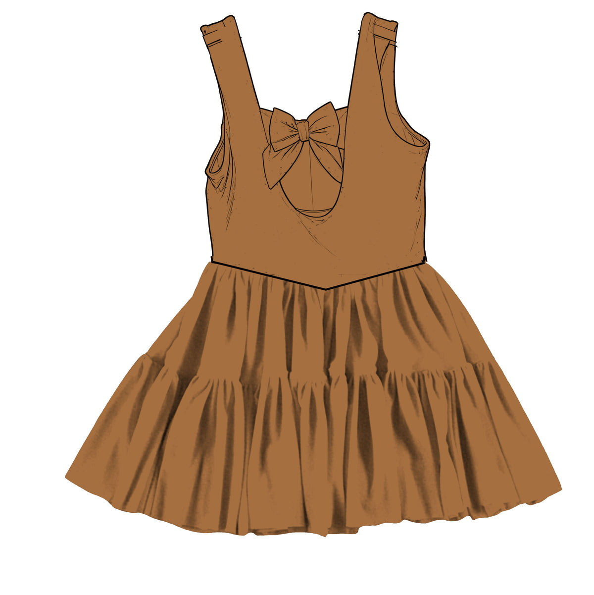 Caramel Tulle Twirlie (P/O)