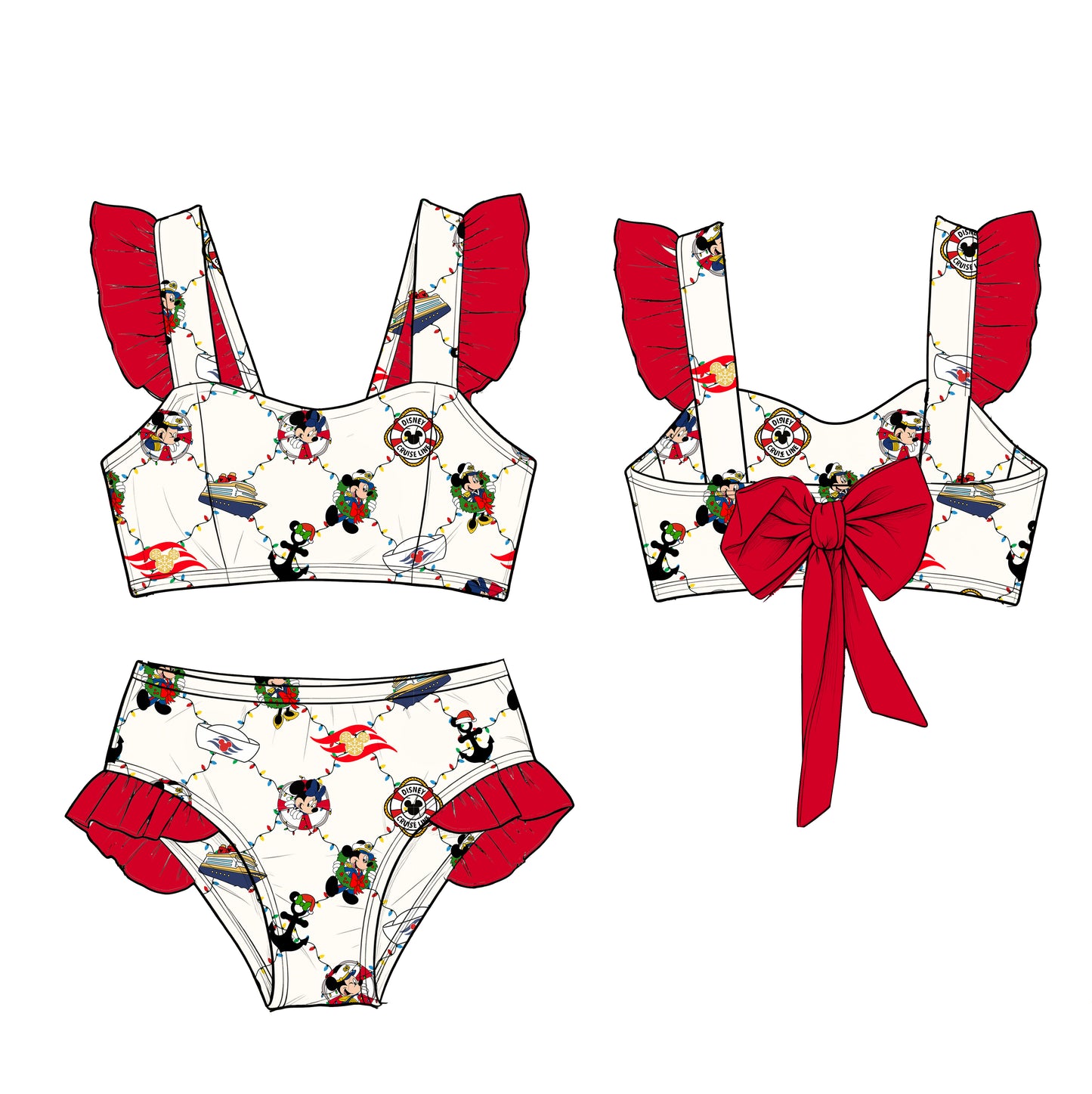 Deck the Hulls 2pc Swimmie (P/O)