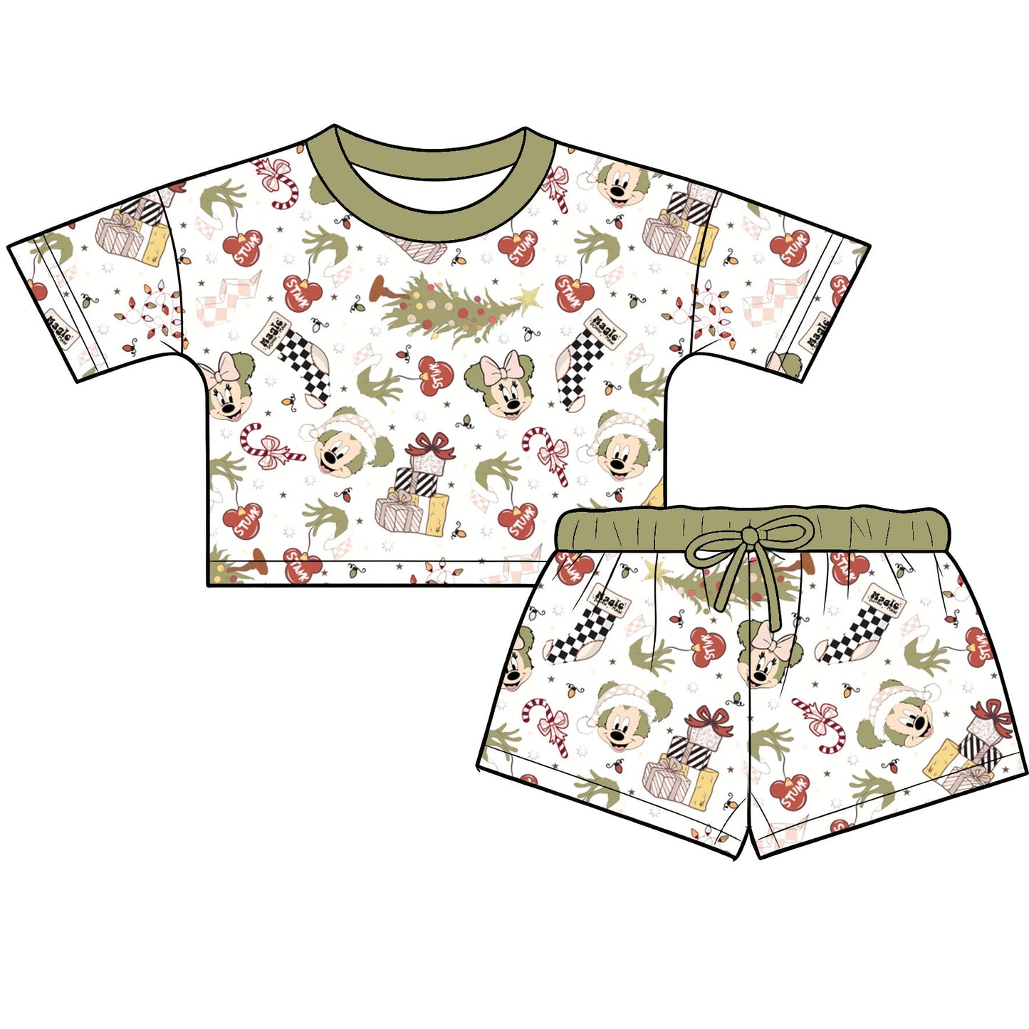 Grinchmouse Waffle Set (P/O)