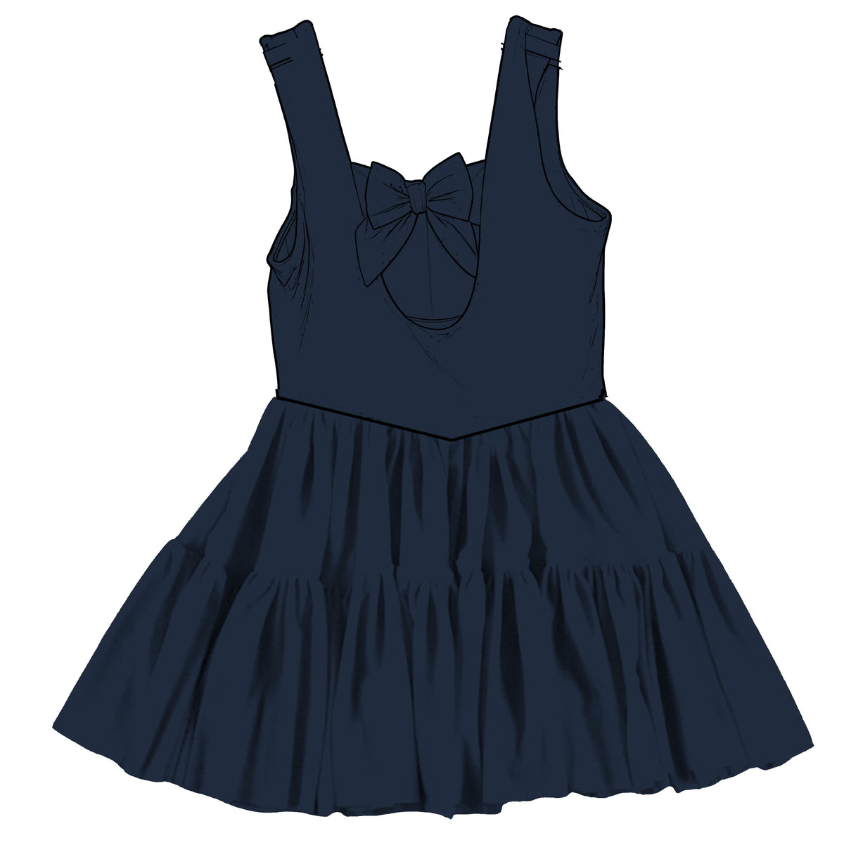 Navel Tulle Twirlie (P/O)