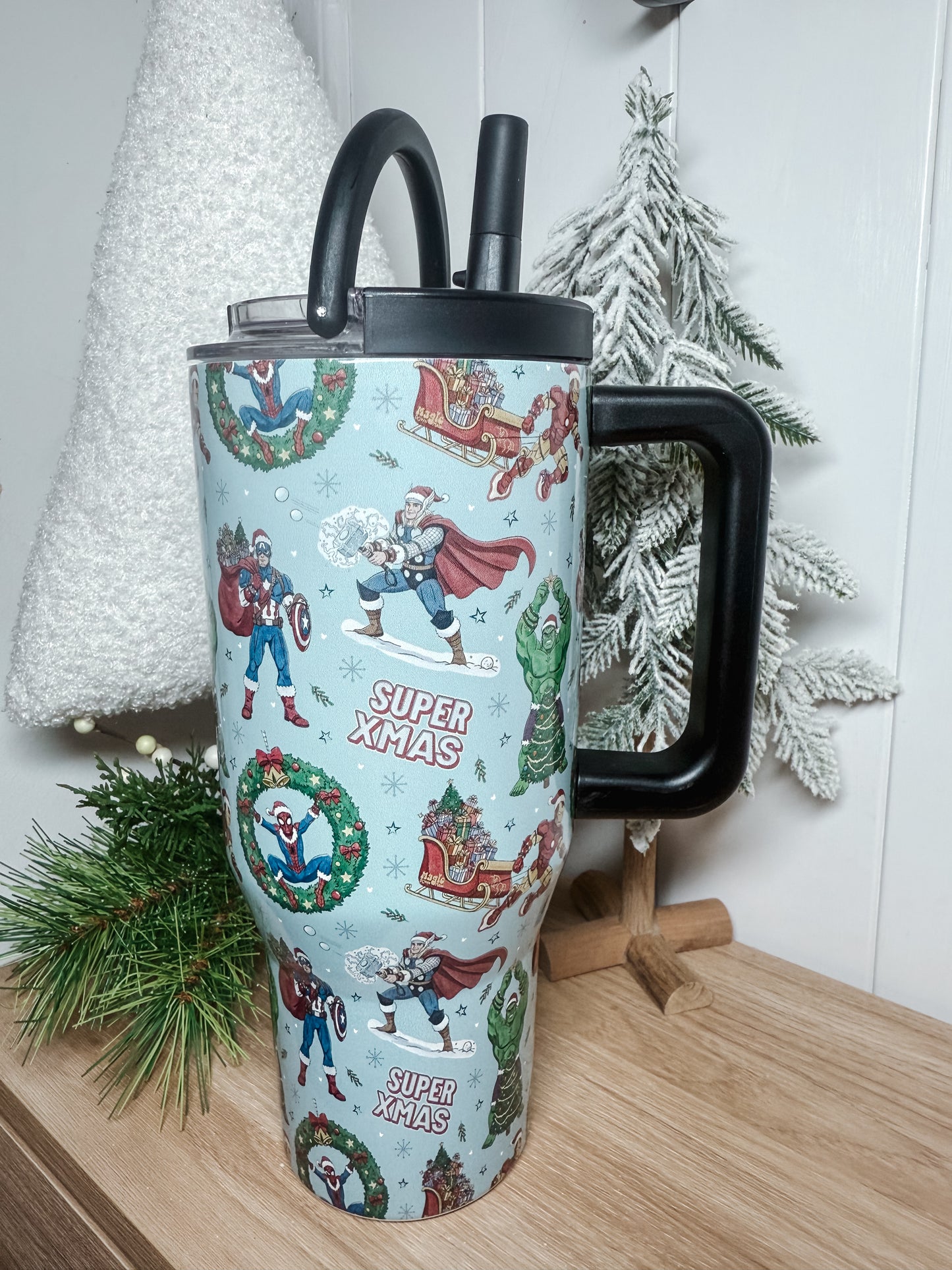 Holiday Heroes Tumbler