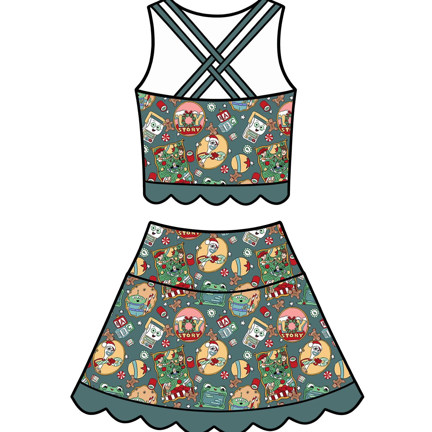 Toyland Tidings Tutu Set (P/O)