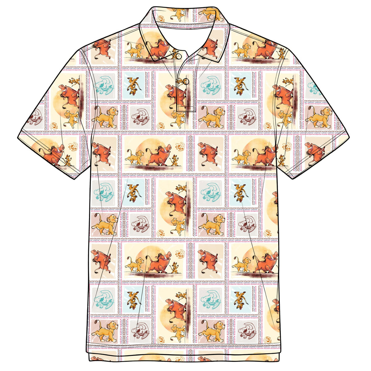 Pridelands Performance 1/4 Button Shirt (P/O)