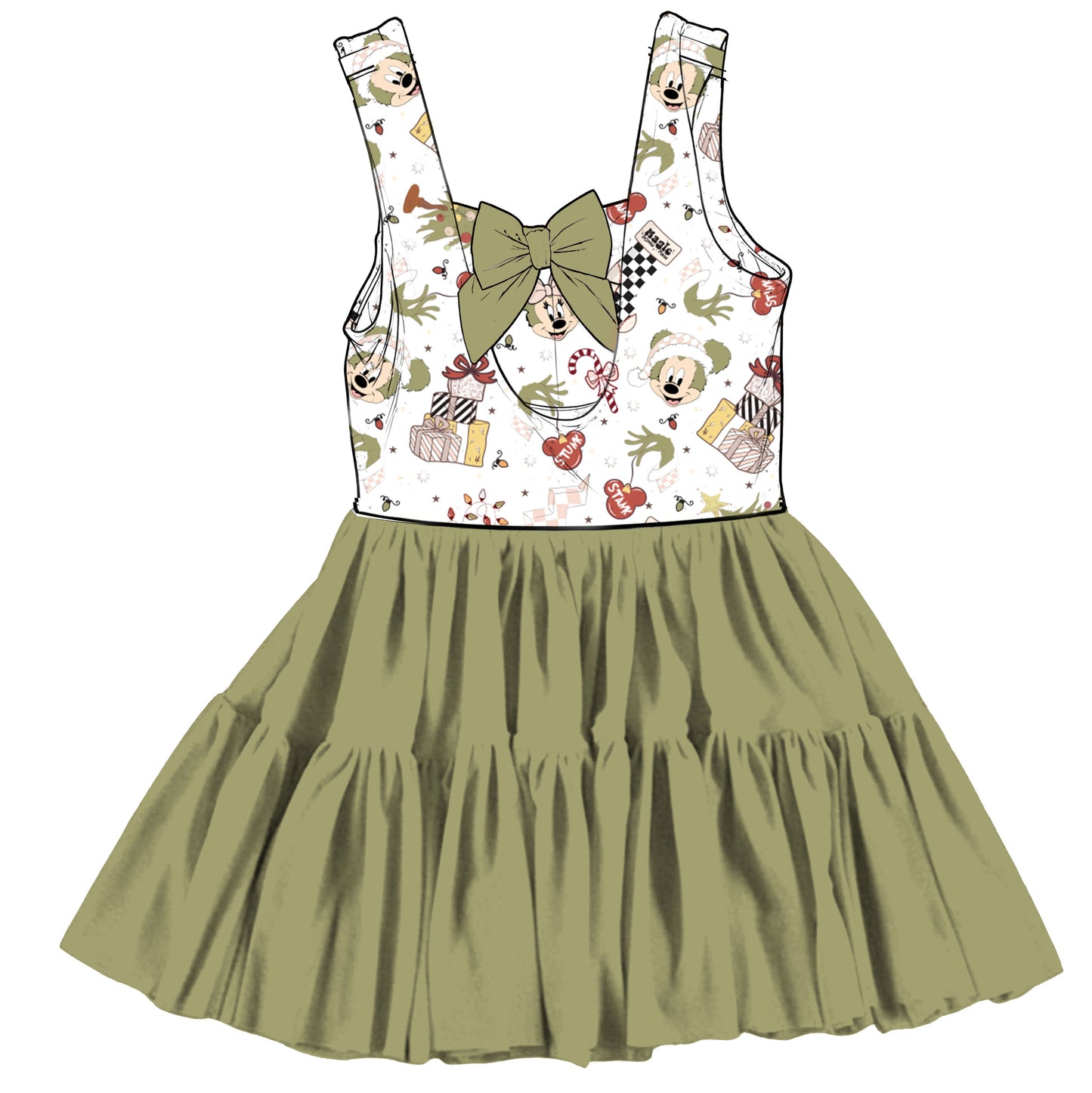 Grinchmouse Tulle Twirlie (P/O)