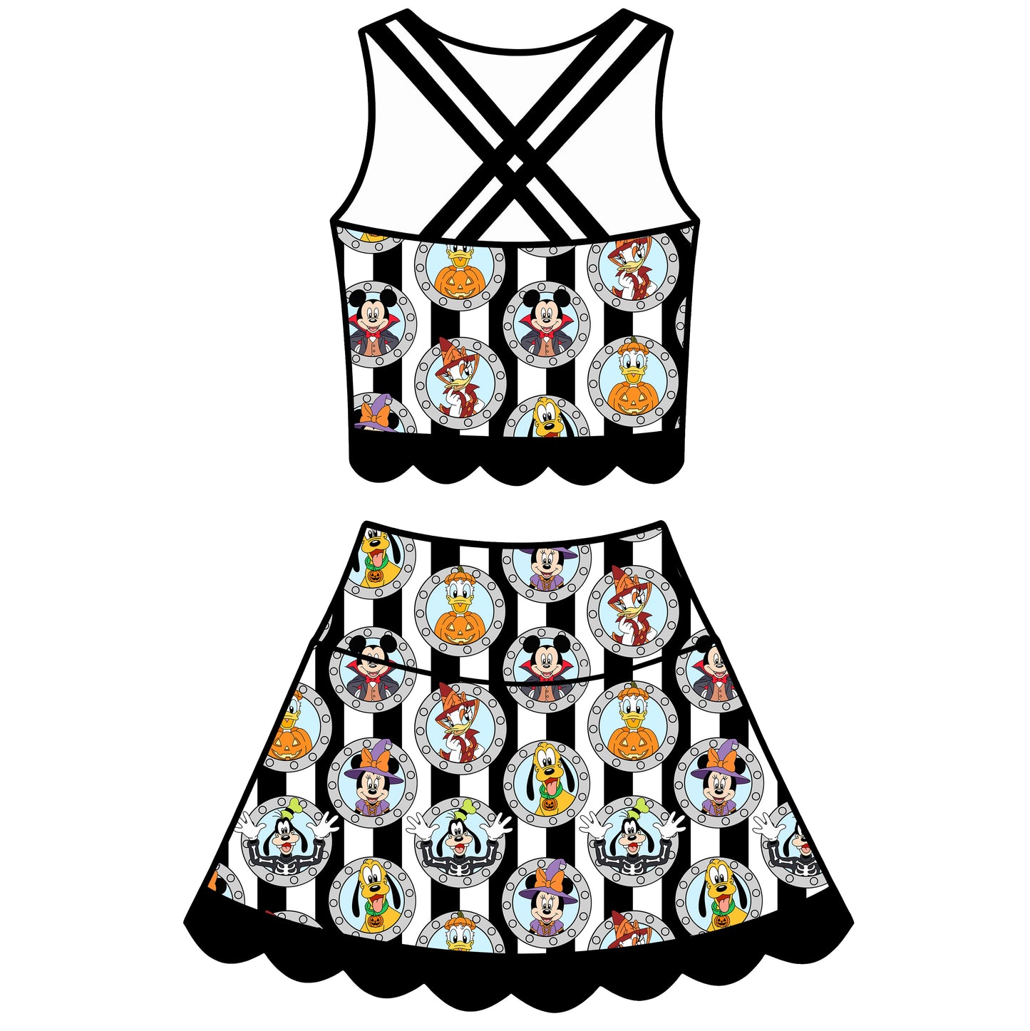 Haunted High Seas Tutu Set (P/O)
