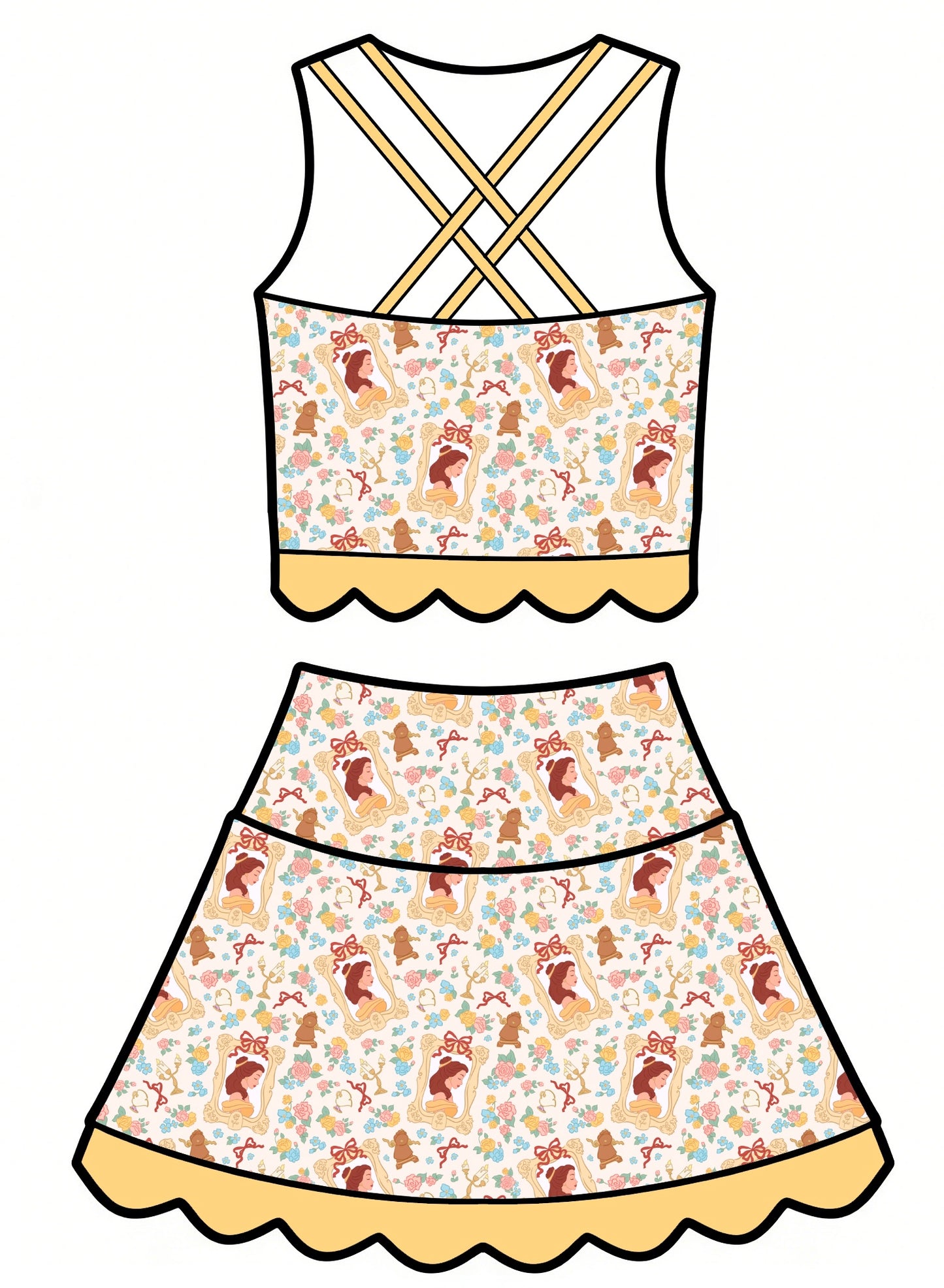Tale As Old As Time Tutu Set (P/O)