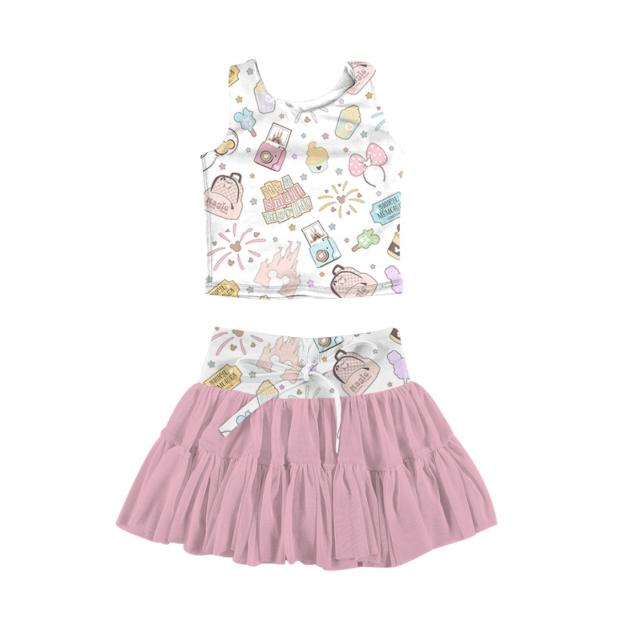 Pastel Park Tulle Tutu Set (RTS)