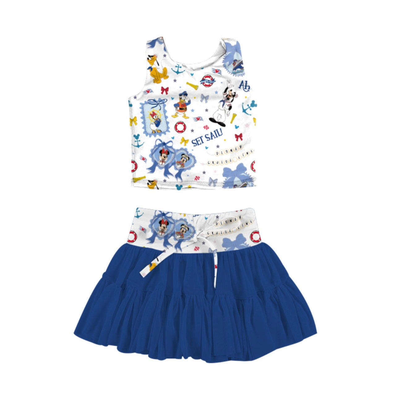 Set Sail Tulle Tutu Set (RTS)