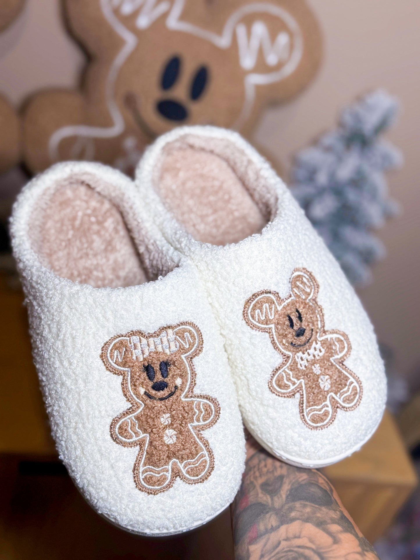 Holiday Mouse Slippers