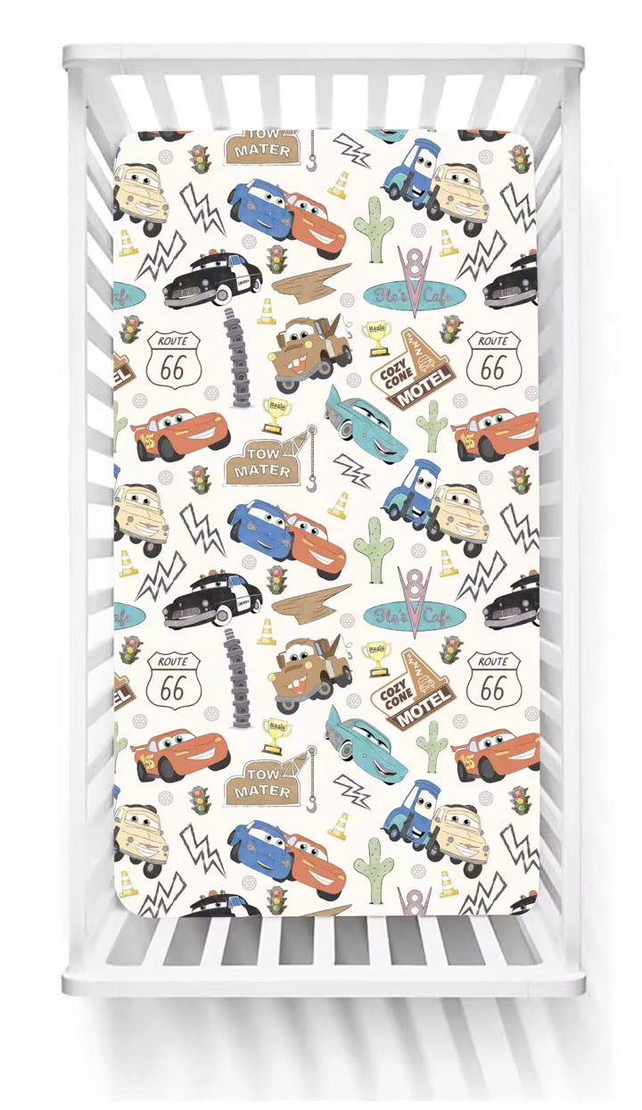 Route 66 Bamboo Crib Sheet