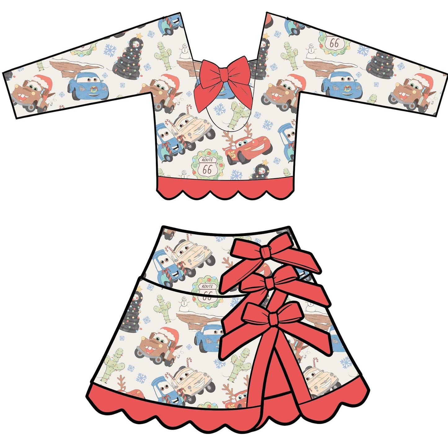 Holiday Horsepower LS Tutu Set (P/O)