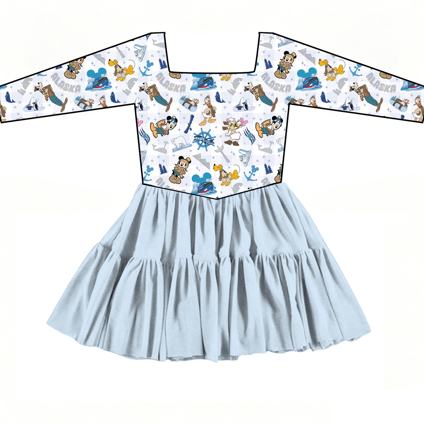 Alaskan Ever After LS Tulle Twirlie (P/O)