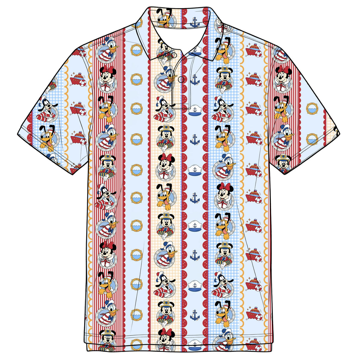 Maritime Mates Performance 1/4 Button Shirt (P/O)