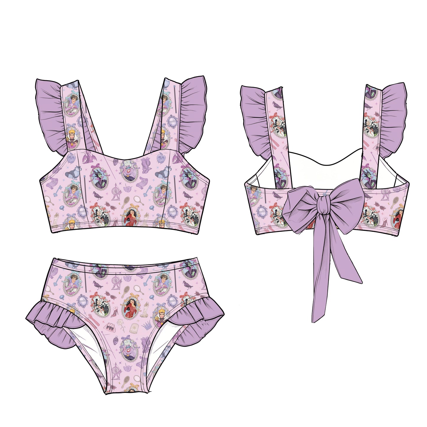 Pastel Poison 2p Swimmie (P/O)