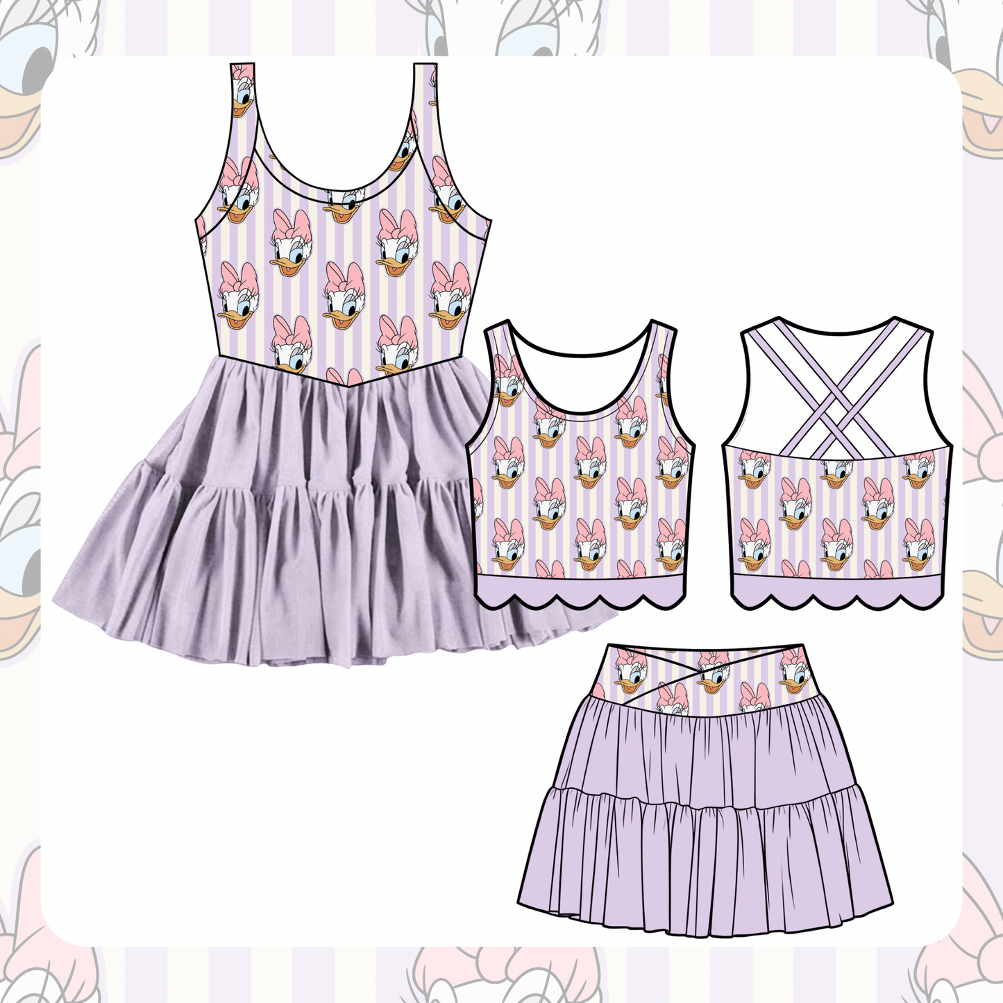Sensational Six/Daisy Tulle Tutu Set (P/O)