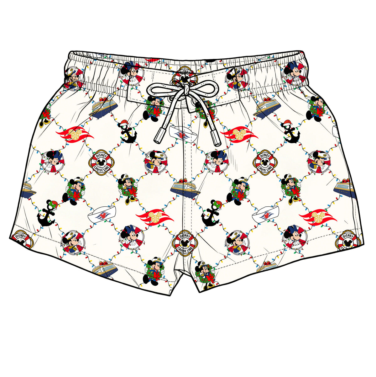 Deck the Hulls Short Swimmies (P/O)