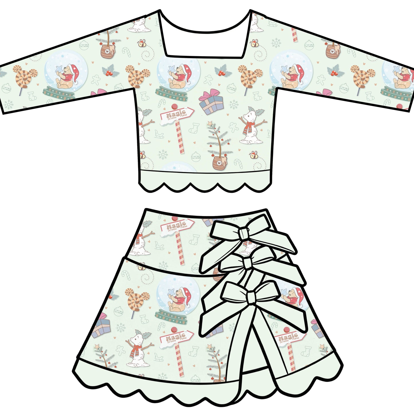 Honey & Holly LS Tutu Set (P/O)