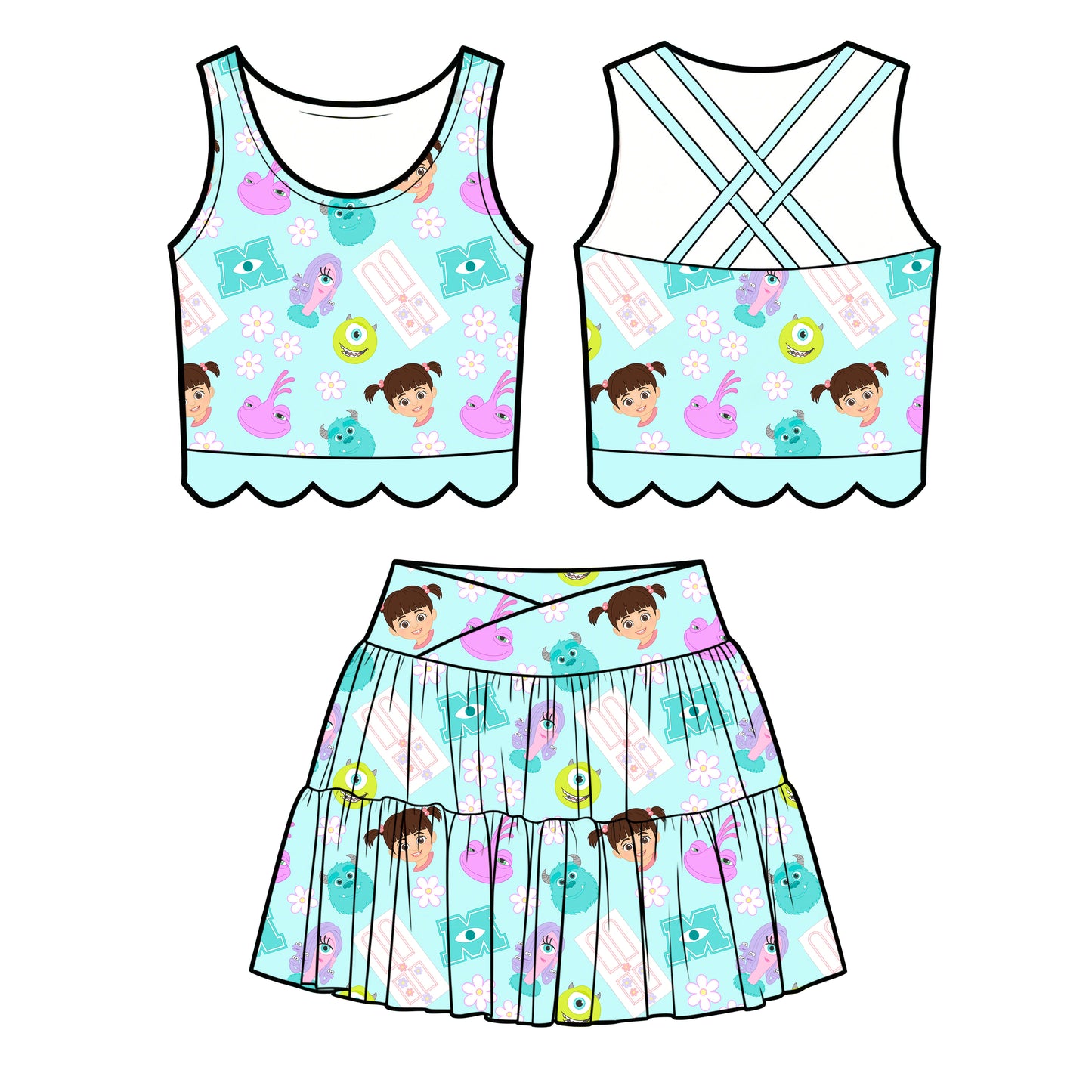Scream Team Tutu Set (P/O)