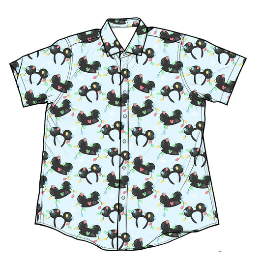 Deck the Ears Performance Button Down Shirt (P/O)