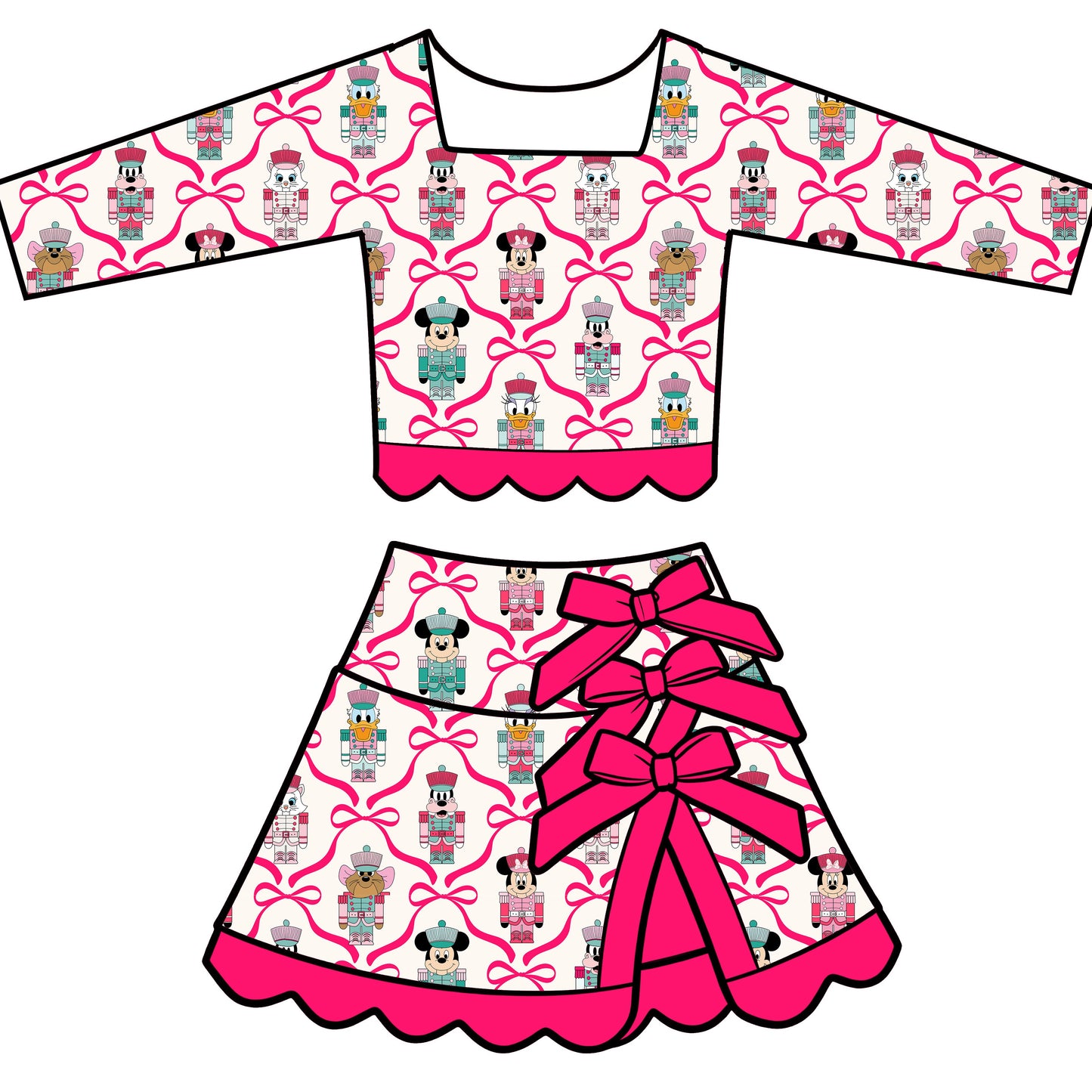 Main Street March LS Tutu Set (P/O)