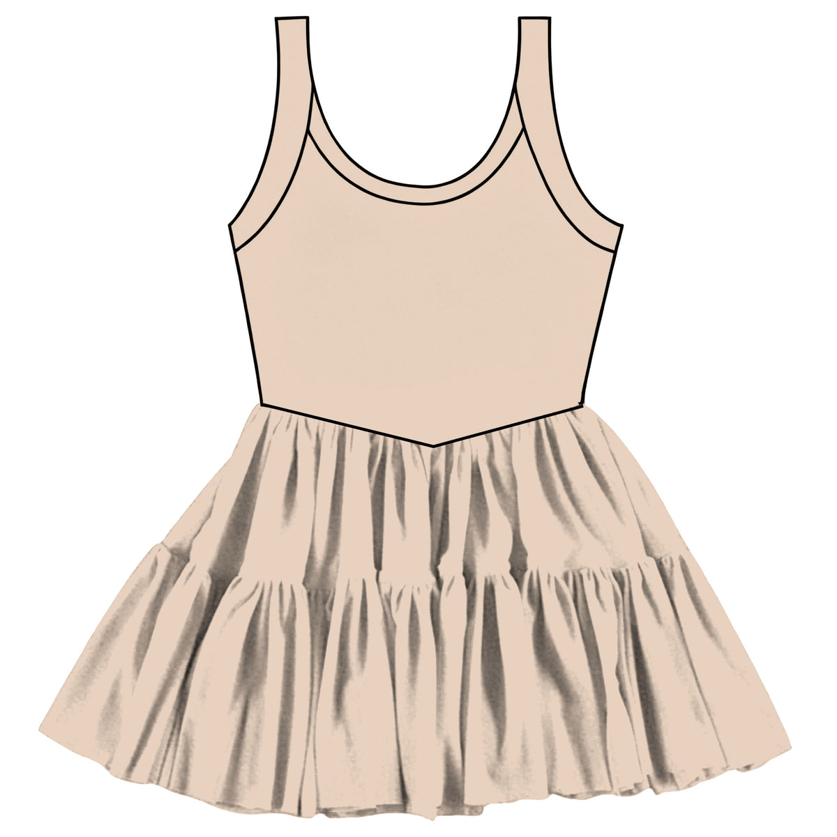 Vanilla Oat Tulle Twirlie (P/O)