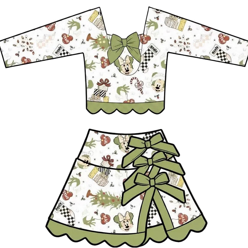 Grinchmouse LS Tutu Set (P/O)