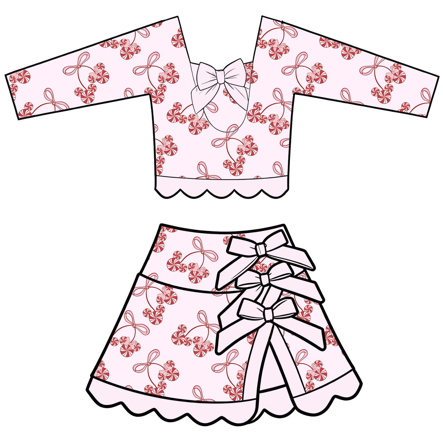 Coquette Candies LS Tutu Set (P/O)