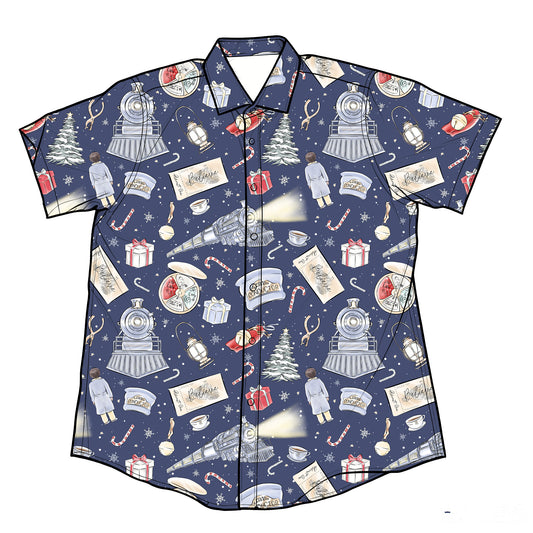 All Aboard Performance Button Down Shirt (P/O)