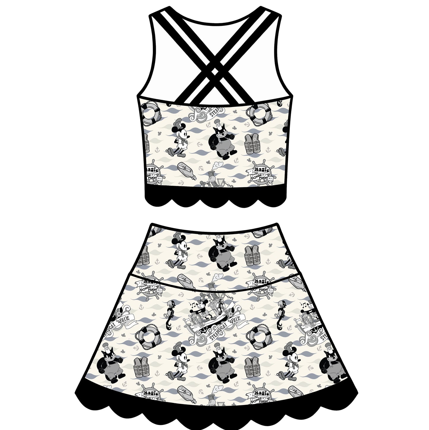 Vintage Voyage Tutu Set (P/O)