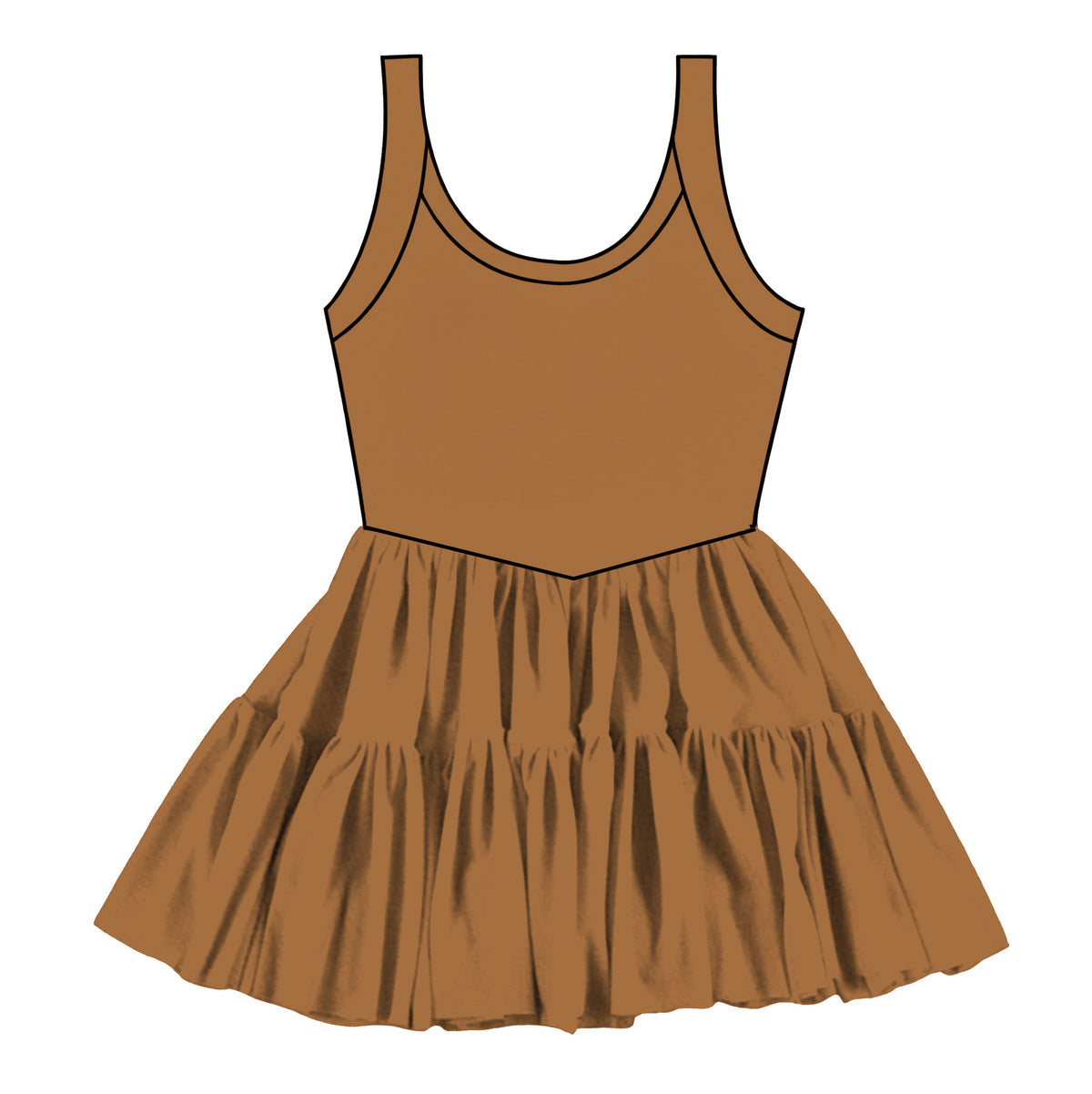Caramel Tulle Twirlie (P/O)