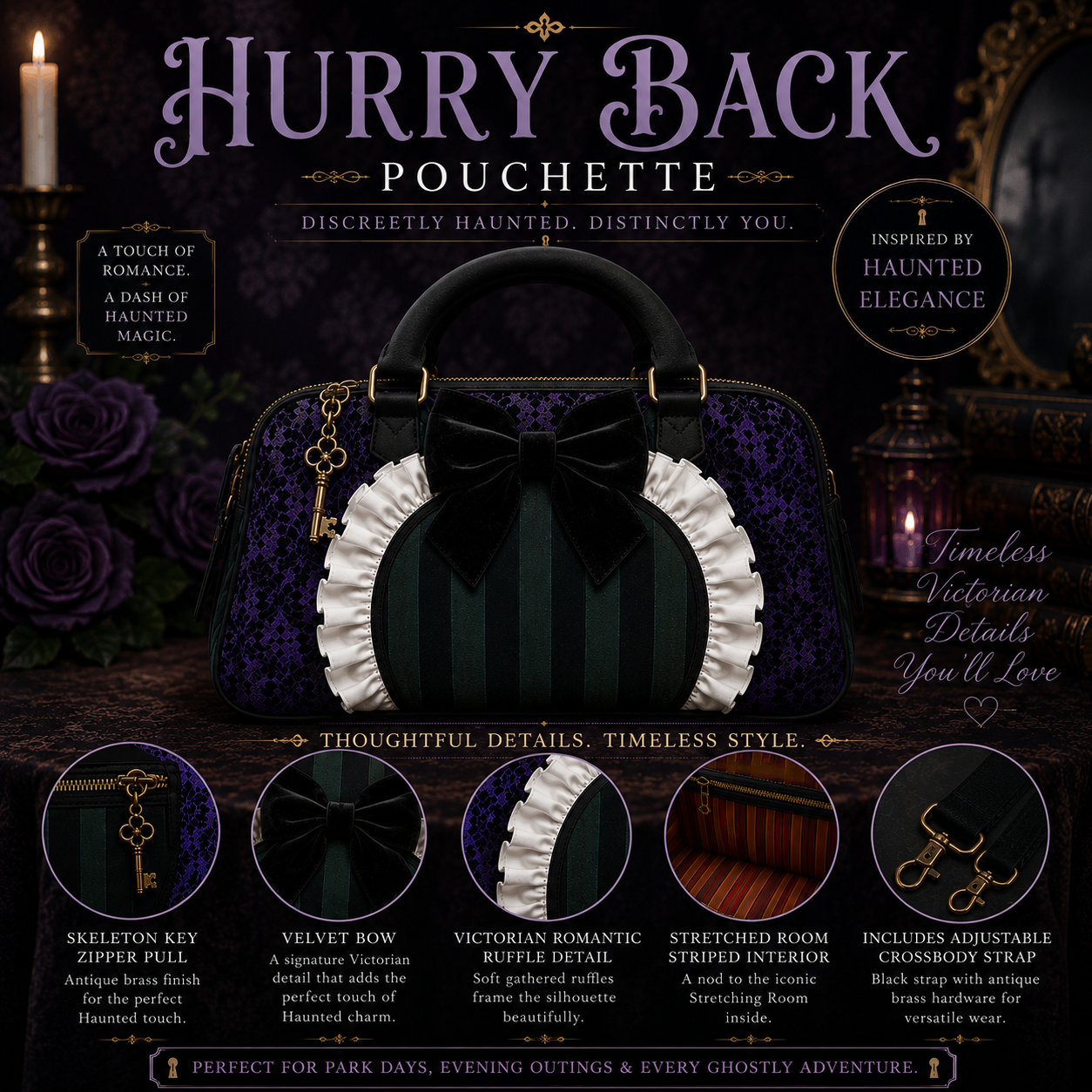 Hurry Back Pouchette/Crossbody (P/O)
