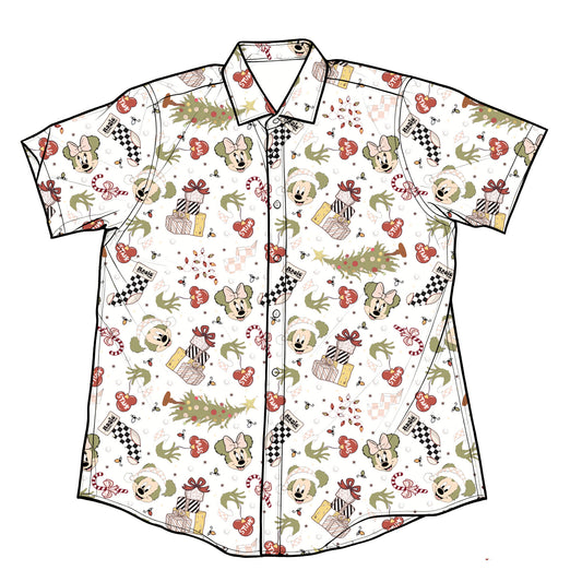 Grinchmouse Performance Button Down Shirt (P/O)