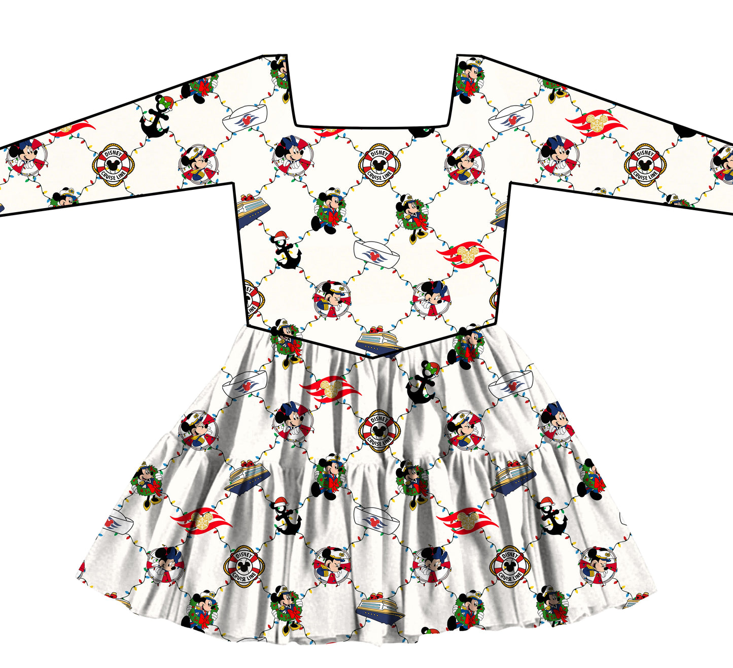 Deck the Hulls LS Twirlie (P/O)
