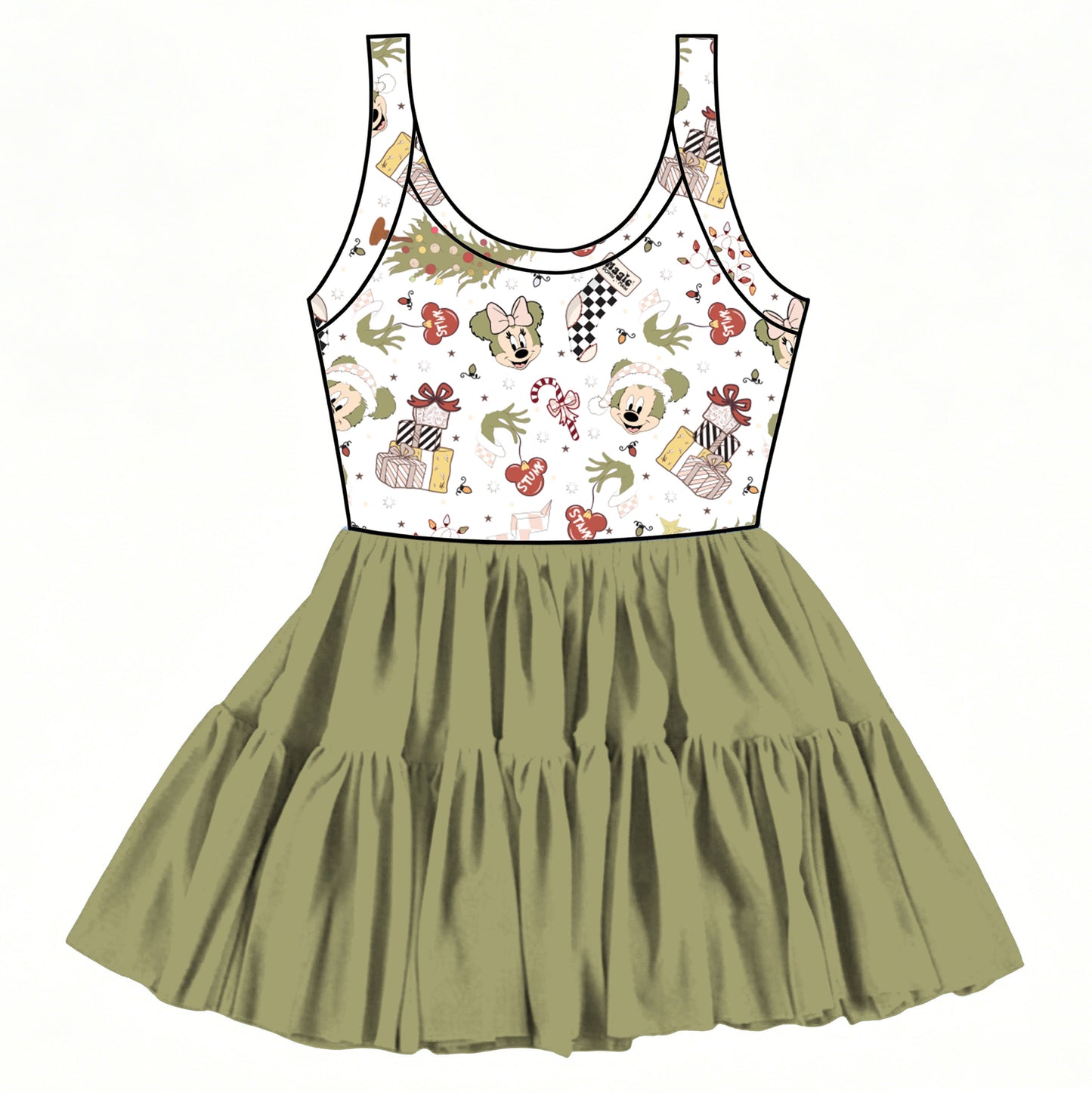Grinchmouse Tulle Twirlie (P/O)