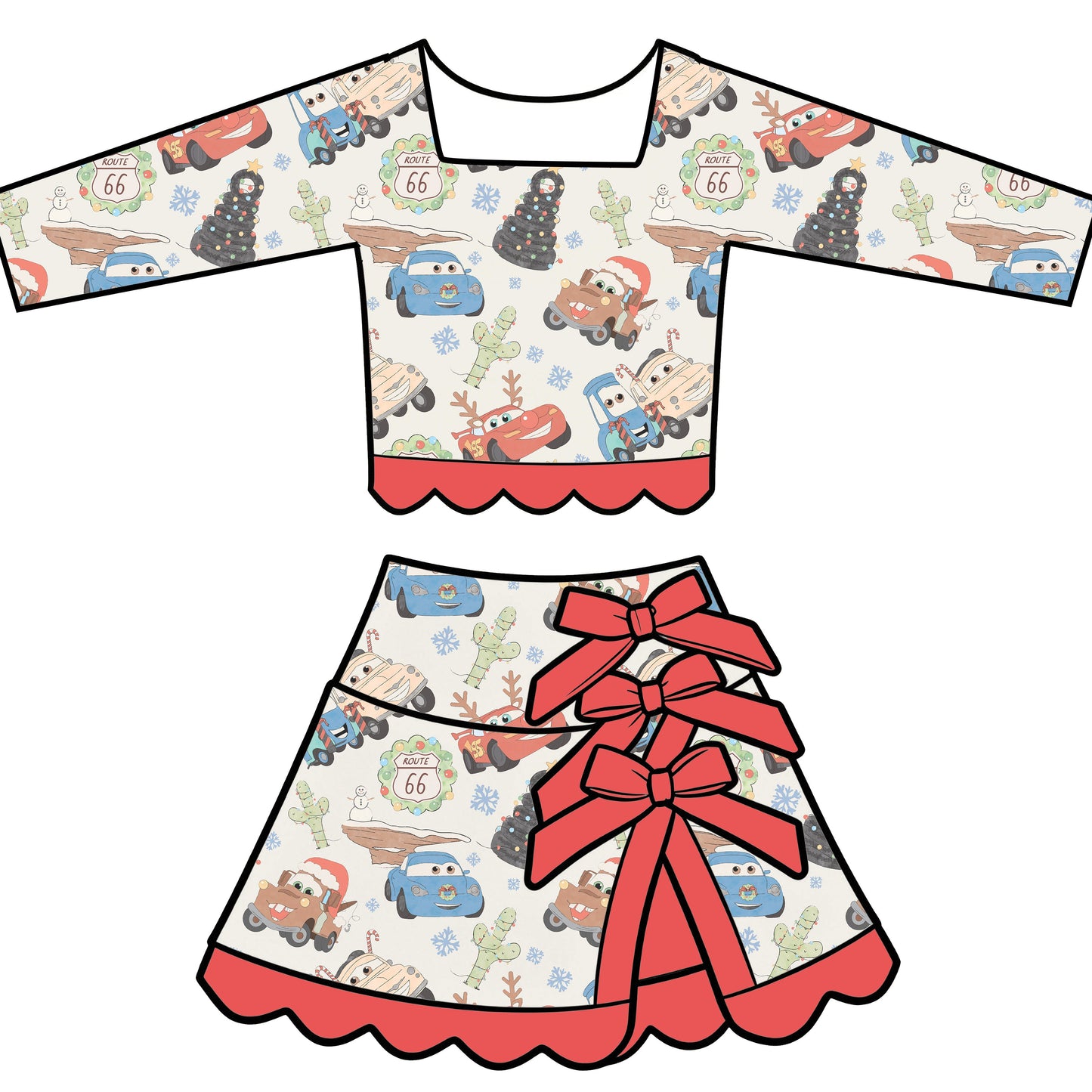 Holiday Horsepower LS Tutu Set (P/O)