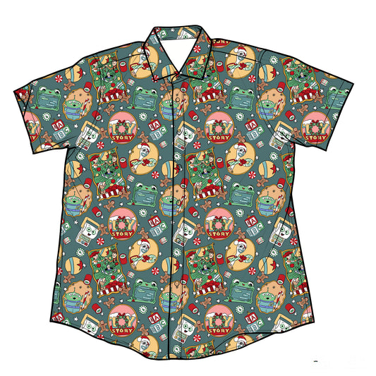 Toyland Tidings Performance Button Down Shirt (P/O)