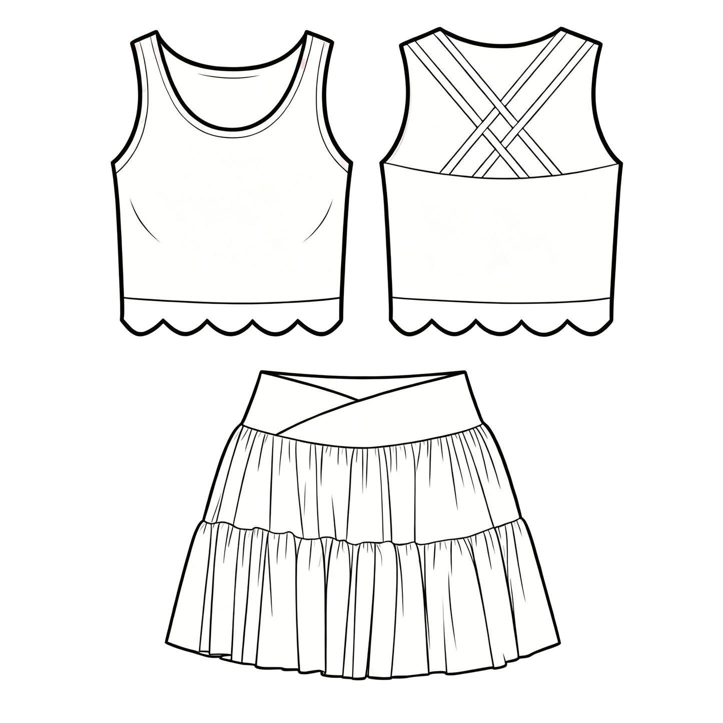 Starlight Tulle Tutu Set (P/O)