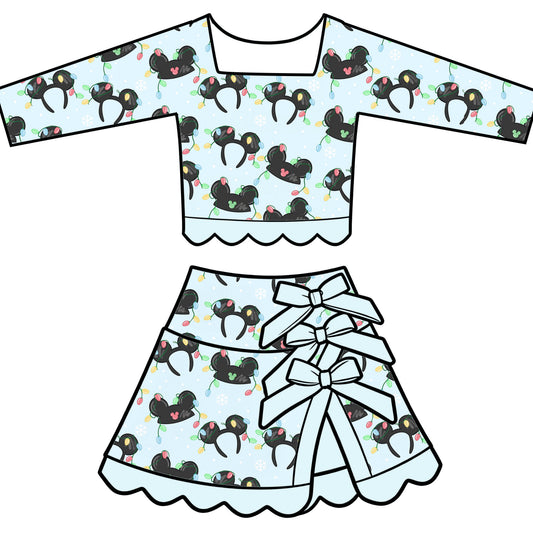 Deck the Ears LS Tutu Set (P/O)