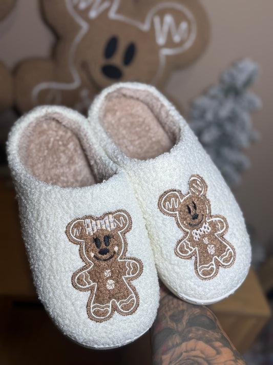 Holiday Mouse Slippers