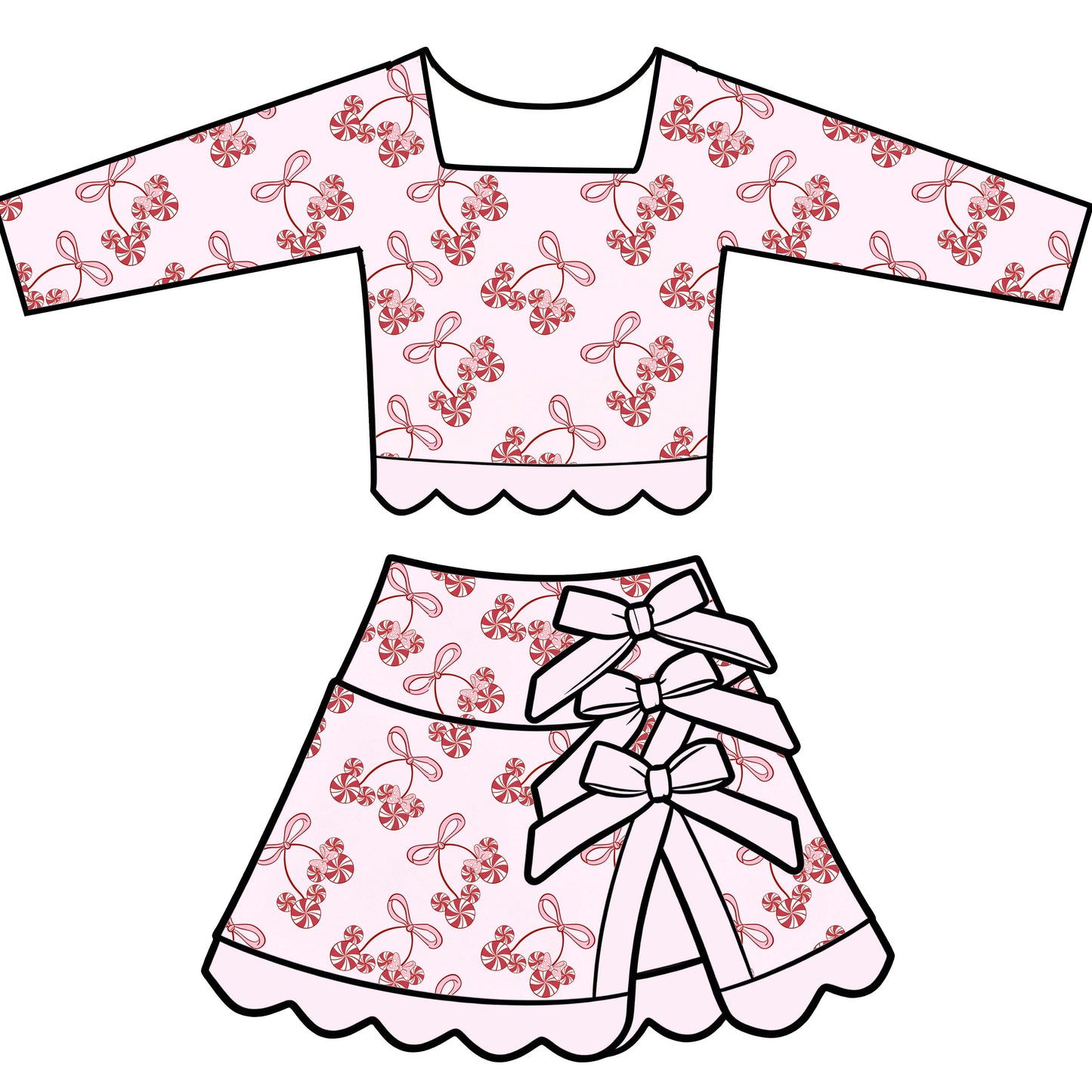 Coquette Candies LS Tutu Set (P/O)
