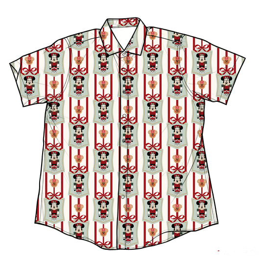 Merriest Mouse Performance Button Down Shirt (P/O)