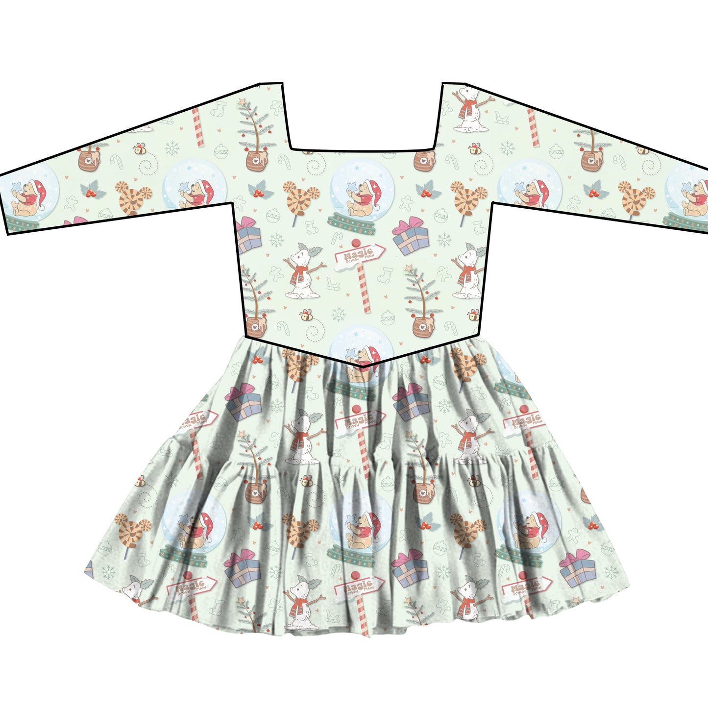 Honey & Holly LS Twirlie (P/O)