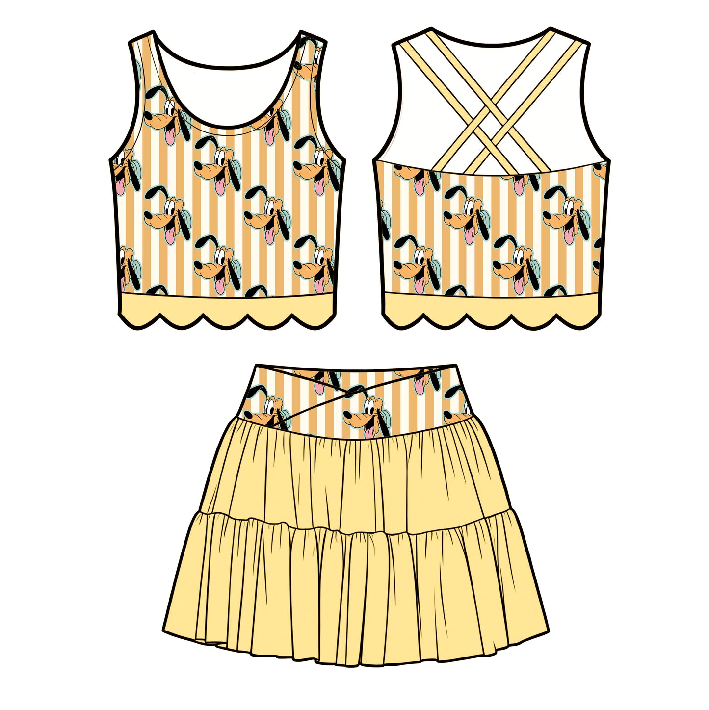 Sensational Six/Pluto Tulle Tutu Set (P/O)