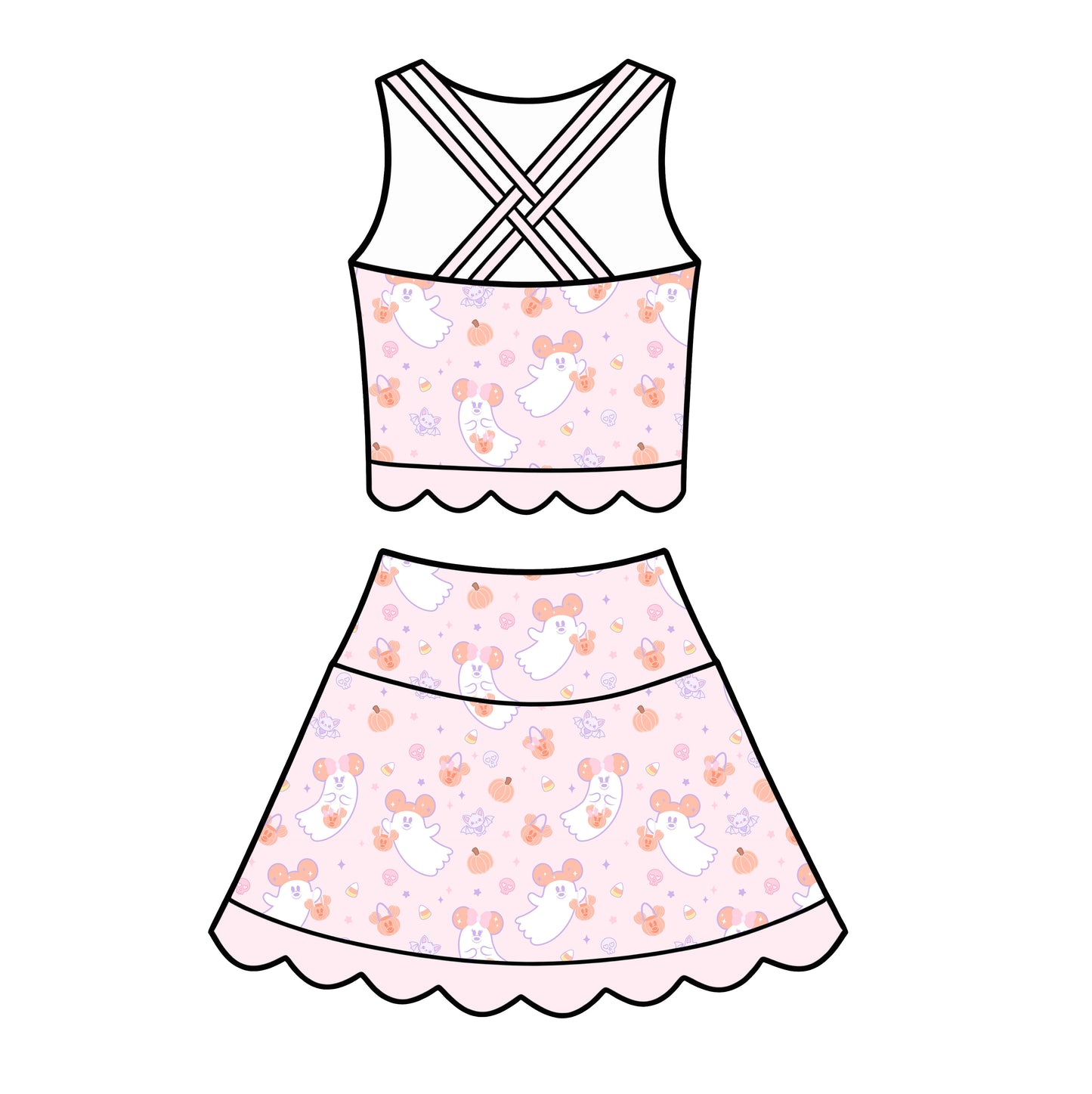 Just a Ghoul Tutu Set (P/O)