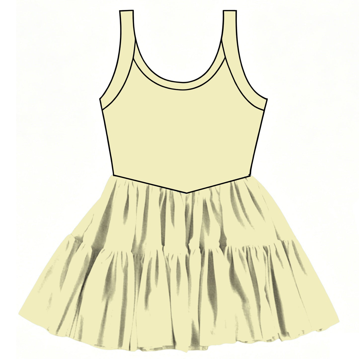 Buttercream Tulle Twirlie (RTS)