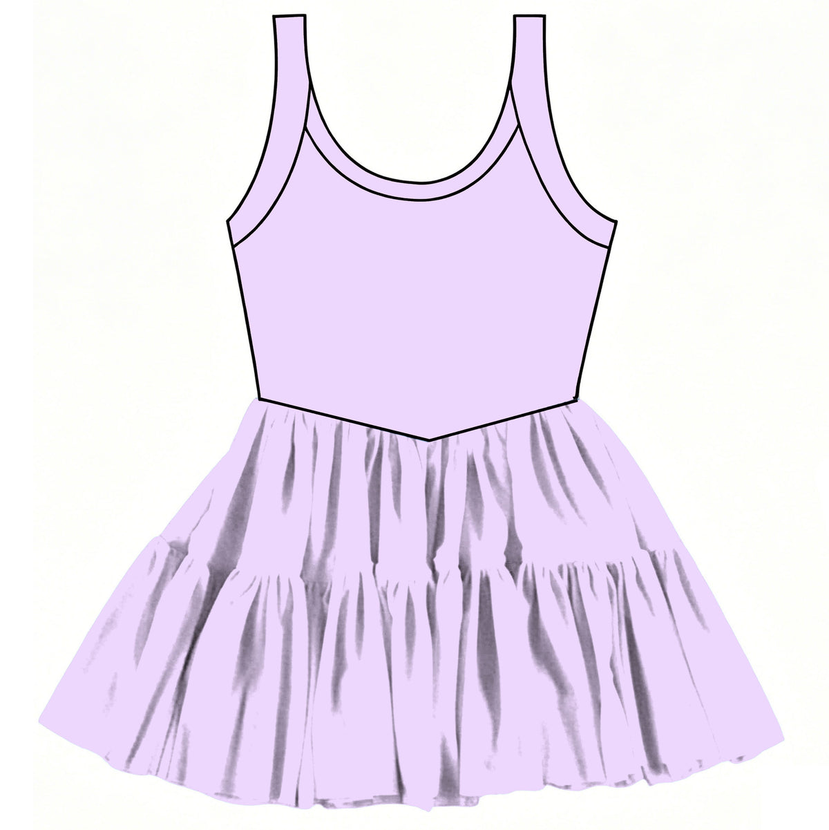 Orchid Tulle Twirlie (RTS)